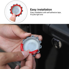 For Jeep Wrangler TJ JK JL JT 1997+ Door Key Jack Socket Cover Trim Matte Black RT-TCZ