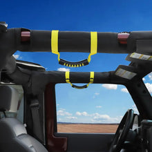 For Jeep Wrangler TJ JK JL JT 2-Door 2 x Top Roll Bar Grab Handles Grip RT-TCZ