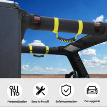 For Jeep Wrangler TJ JK JL JT 2-Door 2 x Top Roll Bar Grab Handles Grip RT-TCZ