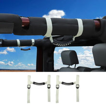 For Jeep Wrangler TJ JK JL JT 2-Door 2 x Top Roll Bar Grab Handles Grip RT-TCZ