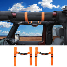 For Jeep Wrangler TJ JK JL JT 2-Door 2 x Top Roll Bar Grab Handles Grip RT-TCZ