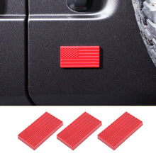 For Jeep Wrangler TJ JK JL JT Door Lock Trim Cover American Flag Tailgate Lock Exterior Kit RT-TCZ