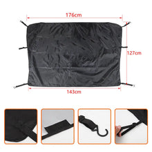 For Jeep Wrangler TJ JK JL JT Front Windshield Snow Shield Cover Waterproof Sun Shade Anti-UV Weather Black RT-TCZ