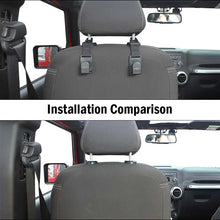 For Jeep Wrangler TJ JK JL JT Headrest Hook Hanger Star Wing RT-TCZ