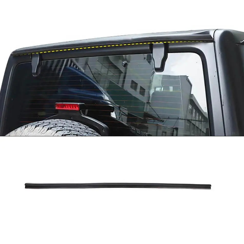 Car Rear Door Window Glass Strip Panel Trim For Jeep Wrangler JK 2007 2017 Car E - Foto 8