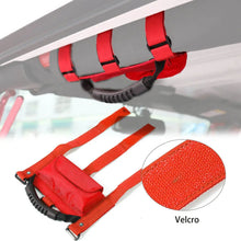 For Jeep Wrangler TJ JK JL Red Roll Bar Grab Grip Handles Sunglasses Storage Bag RT-TCZ