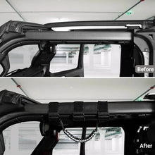 For Jeep Wrangler TJ JK JL & Gladiator JT 2 x Roll Bar Grab Handles Paracord Grip American Flag RT-TCZ