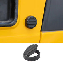 For Jeep Wrangler TJ JK JL & Gladiator JT Car Door Key Jack Cover Trim Cover Black RT-TCZ