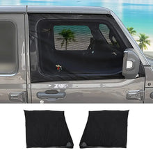 For Jeep Wrangler TJ JK JL & Gladiator JT Front & Rear Window UV Protection Sun Shade Breathable Mesh RT-TCZ