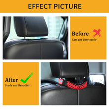 For Jeep Wrangler TJ JK JL & Gladiator JT Paracord Grab Handle Rear Seat Headrest Grip Handle USA Flag RT-TCZ