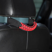 For Jeep Wrangler TJ JK JL & Gladiator JT Paracord Grab Handle Rear Seat Headrest Grip Handle USA Flag RT-TCZ