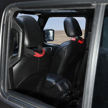 For Jeep Wrangler TJ JK JL & Gladiator JT Paracord Grab Handle Rear Seat Headrest Grip Handle USA Flag RT-TCZ