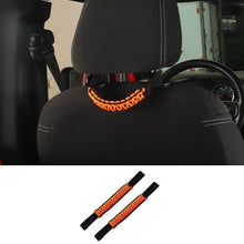 For Jeep Wrangler TJ JL JK JT Headrest Paracord Grab Handles Rear Seat Grip Handles Seat Roll Bars RT-TCZ