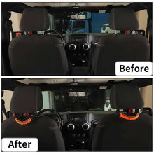 For Jeep Wrangler TJ JL JK JT Headrest Paracord Grab Handles Rear Seat Grip Handles Seat Roll Bars RT-TCZ