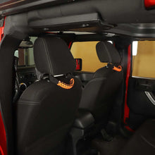 For Jeep Wrangler TJ JL JK JT Headrest Paracord Grab Handles Rear Seat Grip Handles Seat Roll Bars RT-TCZ