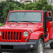 For Jeep Wrangler TJ LJ JK JKU Side Mirrors Quick Release Doors Off Mirrors, Textured Black RT-TCZ