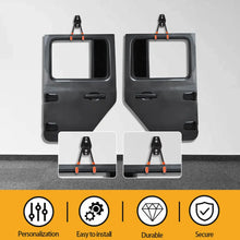 For Jeep Wrangler Universal Door Storage Hanger Removable Wall-Mounted Rack Bracket Hanging RT-TCZ