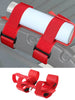 For Jeep Wrangler YJ TJ JK JKU JL JLU Universal Roll Bar Flashlight Holder Red RT-TCZ