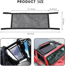 For Jeep Wrangler YJ TJ JK JKU JL JLU & Gladiator JT Cargo Net Roof Hammock RT-TCZ