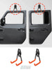 For Jeep Wrangler Universal Door Storage Hanger Removable Wall-Mounted Rack Bracket Hanging RT-TCZ