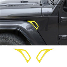 For 2018+ Jeep Wrangler JL  & Gladiator JT  Side Wheel Eyebrow Air Vent Outlet Cover Trim RT-TCZ