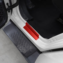RT-TCZ Aluminum Door Sill Plate Threshold Entry Guards Cover Strip For Jeep Wrangler JK JKU 07-2017