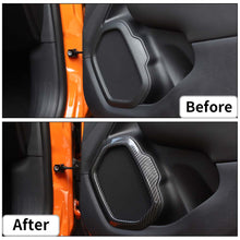 For 2016+ Jeep Renegade 4x Car Door Sound Speaker Audio Ring Cover Frame Trim RT-TCZ