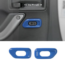 For 2010-2017 Jeep Wrangler JK Door Handle Lock Switch Button Cover Decoration Frame Trim ABS RT-TCZ