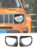 For 2019-2021 Jeep Renegade Headlight Bezels Angry Bird Head Lamp Ring Trim Cover RT-TCZ