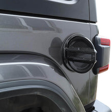 RT-TCZ Fuel Filler Door Aluminum Gas Cap Cover for Jeep Wrangler 2018+ JL JLU, Exterior Accessories Carbon Fiber Texture
