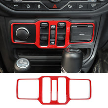 For 2018-2023 Jeep Wrangler JL JLU Interior Trim Full Set Available Separately Red RT-TCZ