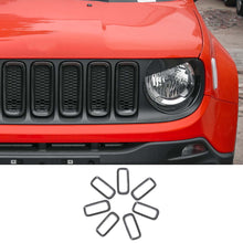 For 2016-2018 Jeep Renegade Front Grille Insert Grill Bezel Cover Trim Kit RT-TCZ