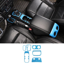 For 2018+ Jeep Wrangler JL JLU & Gladiator JT 6PCS Gear Shift Cup Holder Rear Air Vent Trim Kit RT-TCZ