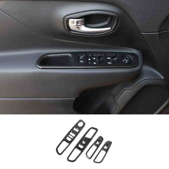 RT-TCZ For Jeep Renegade 2016-2019 Window Lift Panel Cover Trim Frame RT-TCZ