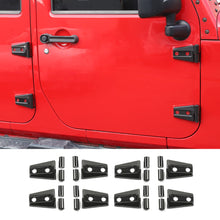 For 2007-2017 Jeep Wrangler JK JKU 4-Door Door Hinge Trim Cover ABS 8PCs RT-TCZ