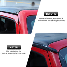 For 2011-2017 Jeep Wrangler JK JKU Upgraded Version Rain Gutter Extensions Roof Hard-Top Rain Groove Diverter