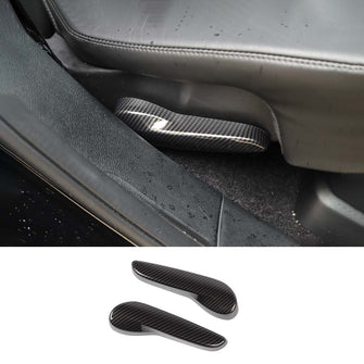 For 2011+ Jeep Grand Cherokee 2x Rear Seat Adjustment Handle Decor Cover Trim
