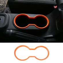 For 2010-2018 Jeep Wrangler JK JKU Front Water Cup Holder Trim Cover ABS Interior Decor RT-TCZ