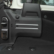 For 2018+  Jeep Wrangler JL 6PCS Rear Tail Trunk Cargo Cover Trim Decor