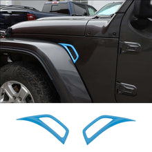 For 2018+ Jeep Wrangler JL  & Gladiator JT  Side Wheel Eyebrow Air Vent Outlet Cover Trim RT-TCZ