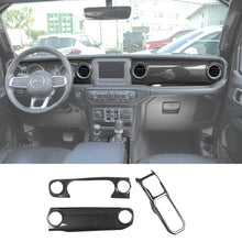 For 2018-2023 Jeep Wrangler JL JLU & Gladiator JT Dashboard Control Console Trim Panel Cover Decor