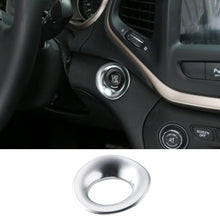 For 2014+ Jeep Cherokee Ignition Engine Start Key Cover Ring Trim RT-TCZ