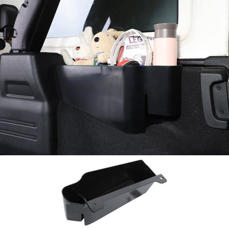 For Jeep Wrangler JL 18+ 4Dr  Rear Trunk Left Side Storage Box Organizer Bin Tray