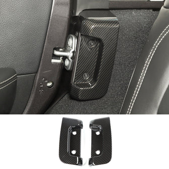 For 2018+ Jeep Wrangler JL JLU Rear Door Lock Protection Cover Protector Trim