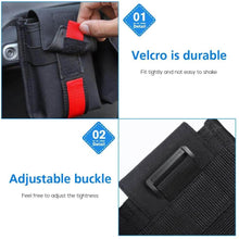 For Jeep Wrangler TJ JK JKU JL JLU Passenger Grab Handles Storage Bag Organizer, 2 in 1 Pocket Multi-Purpose Storage Bag