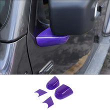 For 2018+ Jeep Wrangler JL JLU & Gladiator JT 4pcs Rearview Side Mirrors Base Cover Trim RT-TCZ