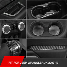 For Jeep Wrangler JK JKU JL JLU & Gladiator JT Dashboard Air Condition Vent Cover Trim Carbon Fiber RT-TCZ