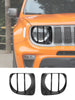 For 2019-2020 Jeep Renegade Exterior Head Light Lamp Decoration Cover Black ABS RT-TCZ