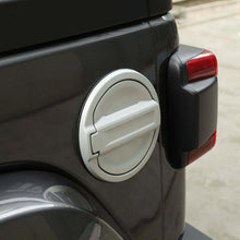 For 2018+ Jeep Wrangler JL JLU Car Fuel Filler Door Gas Cap Lid Cover Silver