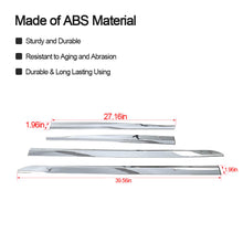 For 2014+ Jeep Cherokee Body Side Door Molding Strip Trim RT-TCZ